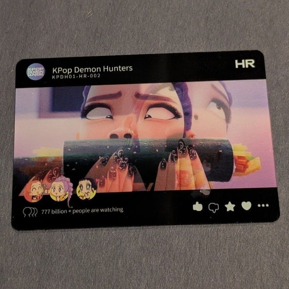 Kayou K-Pop Demon Hunters Rumi Pre Concert Snack HR Card KPDH01-HR-002